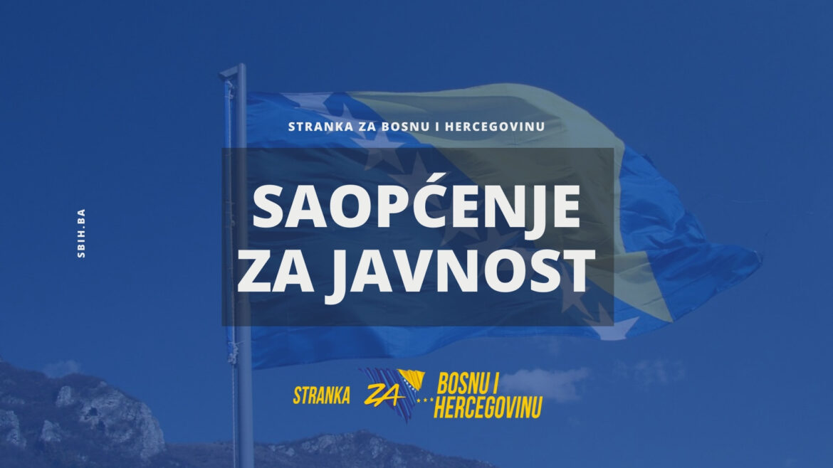 SAOPĆENJE ZA JAVNOST Saopćenje: Unaprijediti izborni proces kako bi mu se vratio integritet
