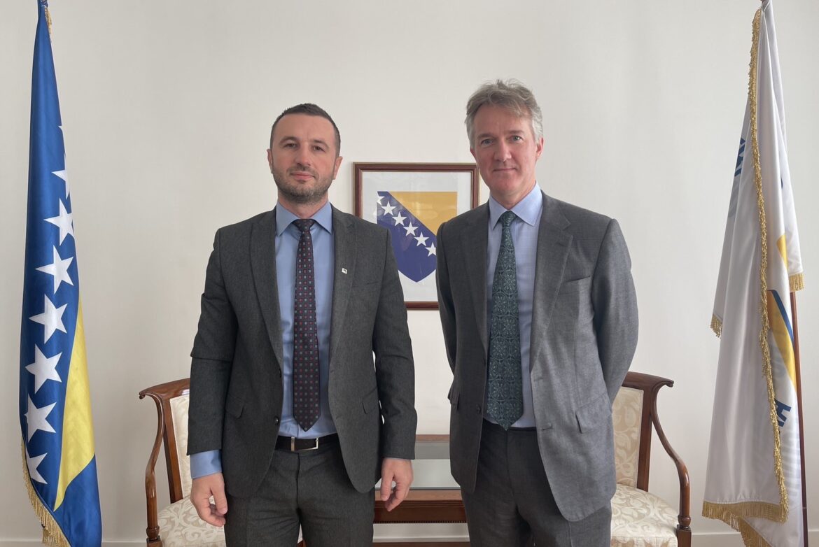 Predsjednik SBIH ugostio ambasadora Velike Britanije: BIH treba krenuti ubrzanim putem ekonomskog razvoja