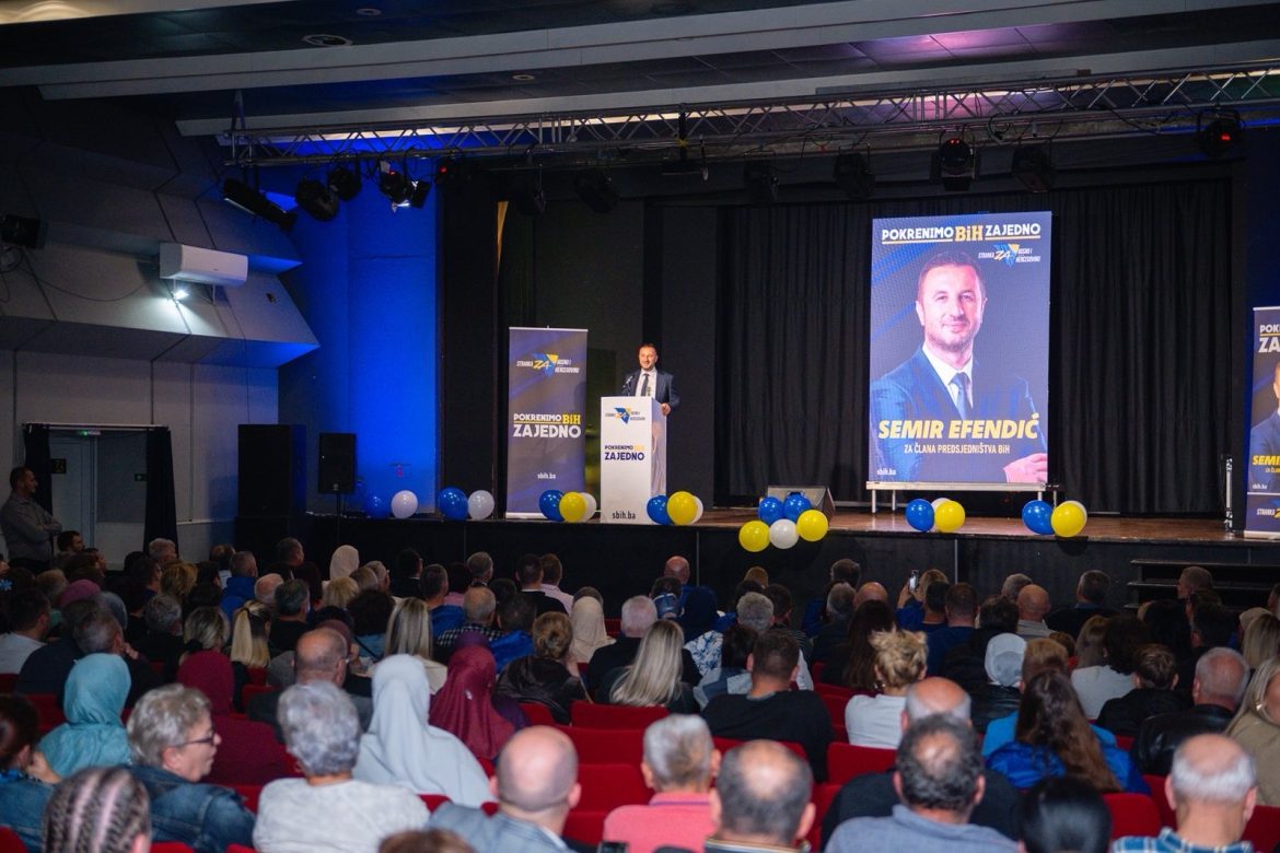 Veličanstven skup SBiH u Bihaću i jasna poruka: Politička moć pripada narodu, pokrenimo BiH zajedno